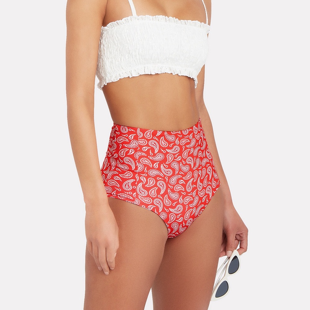 verdelimon banes high waisted bikini bottoms